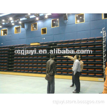 manufactory of indoor telescopic bleachers seatings JY-765